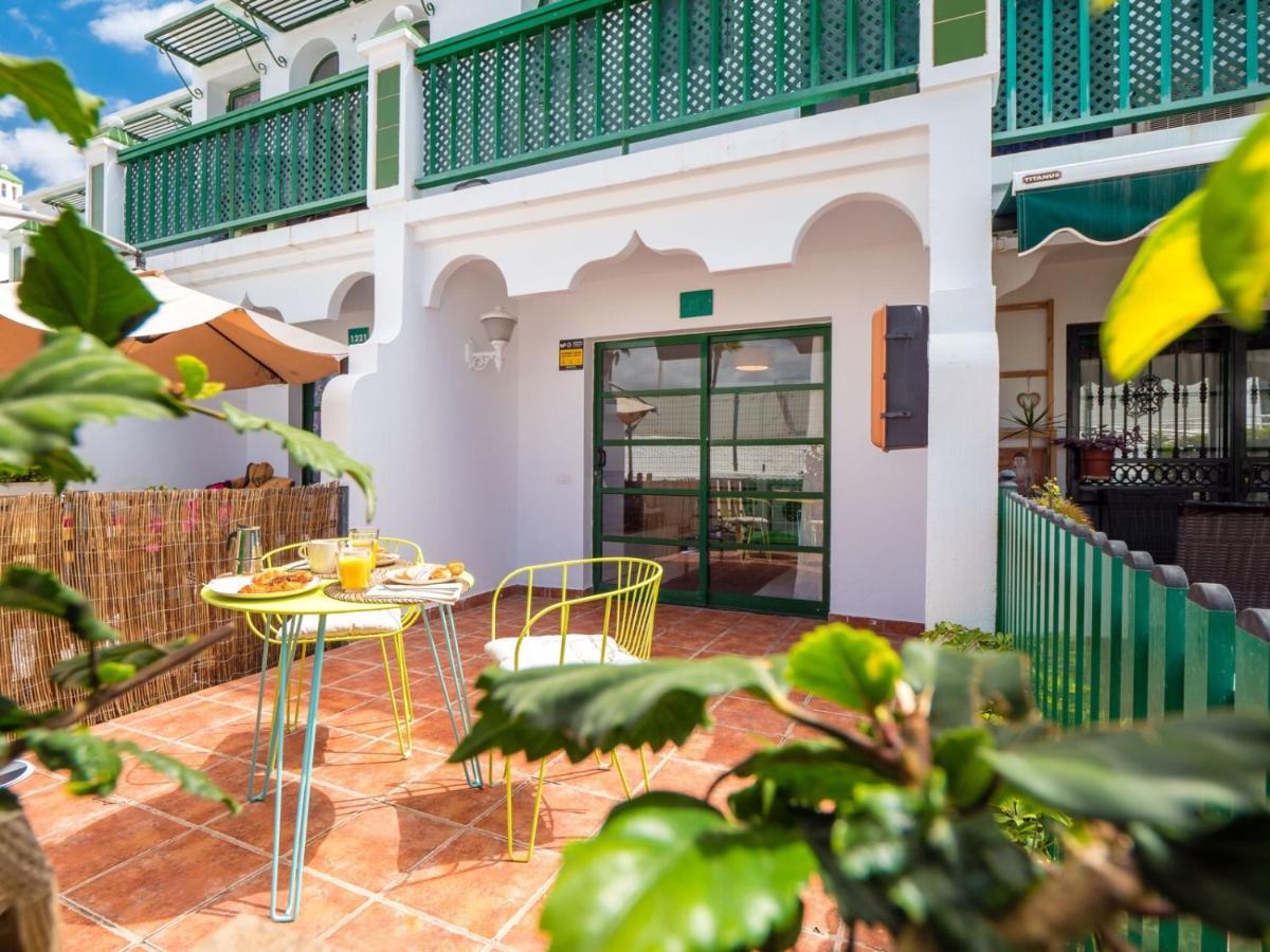 Apartamento Maspalomas Duna Flor Verde لاس بالماس دي غران كاناريا المظهر الخارجي الصورة
